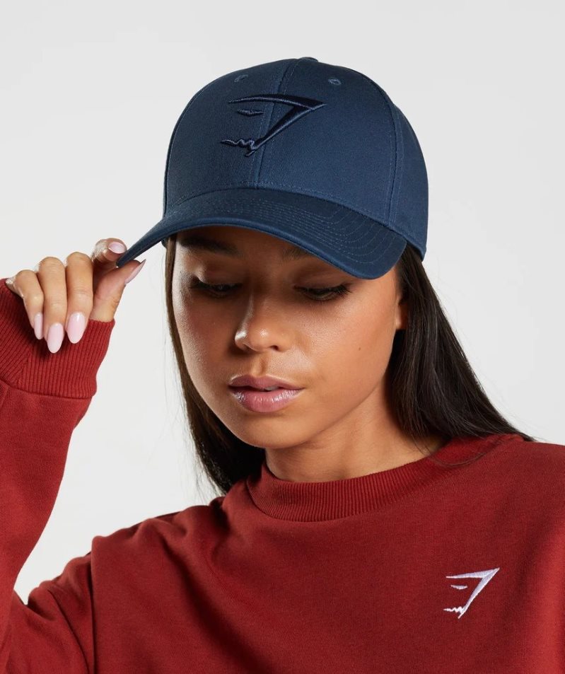 Gymshark Sharkhead Caps Navy | NZ 9HEKMA